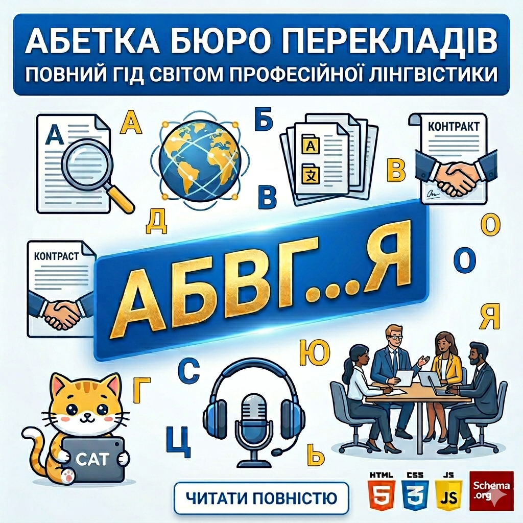 Абетка бюро перекладів: Повний гід у світі професійної лінгвістики